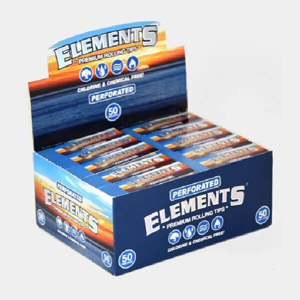 Elements Regular Slim Tips (50pcs/box)