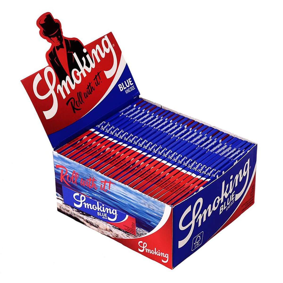 Smoking Blue Rolling Paper King Size (50pcs/box)